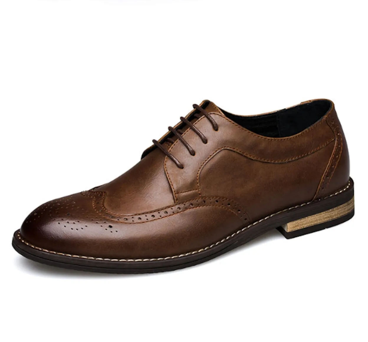 Timeless Brogue Style Men's Oxford Shoes