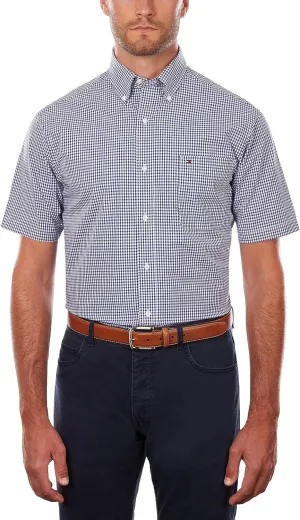 Tommy Hilfiger Men's Short Sleeve Button-down Shirt