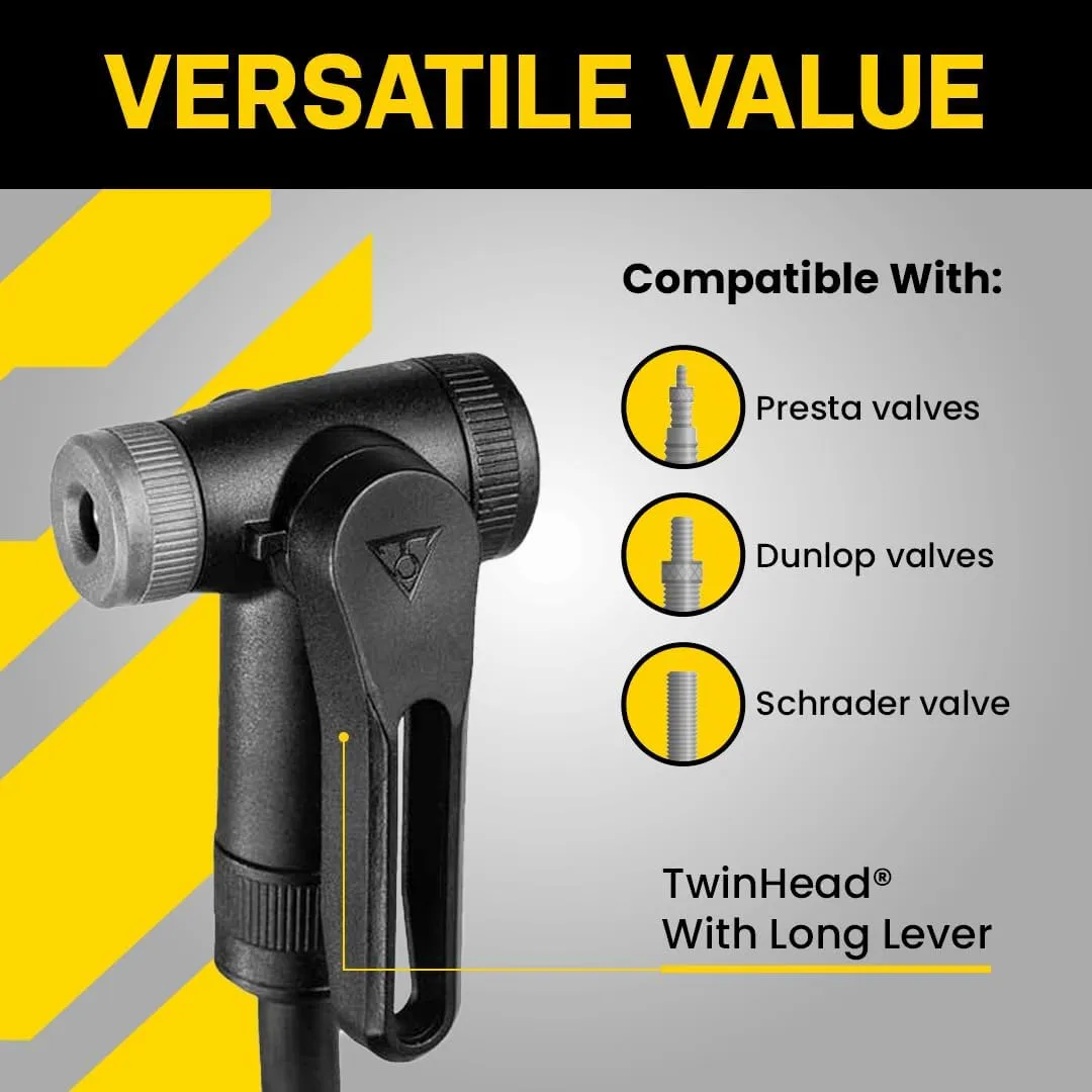Topeak JoeBlow Bike Pump – High-Pressure Floor Pump