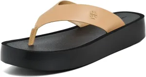 Tory Burch Women's Leather Platform Flip Flops