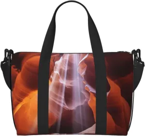 Travel Duffel Bags Personal Item Bag Carry on Luggage Bag Training Handbag Lightweight Waterproof Sports Gym Bag Antelope Canyon Weekender Bag for Women Men