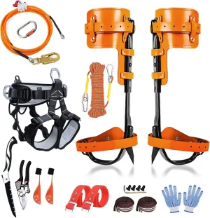 Tree Climbing Spikes,Tree Climbing Kit,Tree Climbing Gear,Suitable for Fruit Picking,Tree Climbing,Hunting