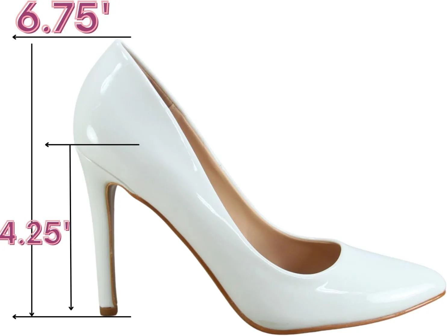 TZ Daisy-01 Women's Closed Toe Pointed Toe High Heel Wedding Dress Pump Shoes