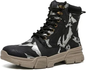 Unisex Hiking Tactical Boots, Winter Snow Boot, Waterproof Mountain Trekking Military Shoes