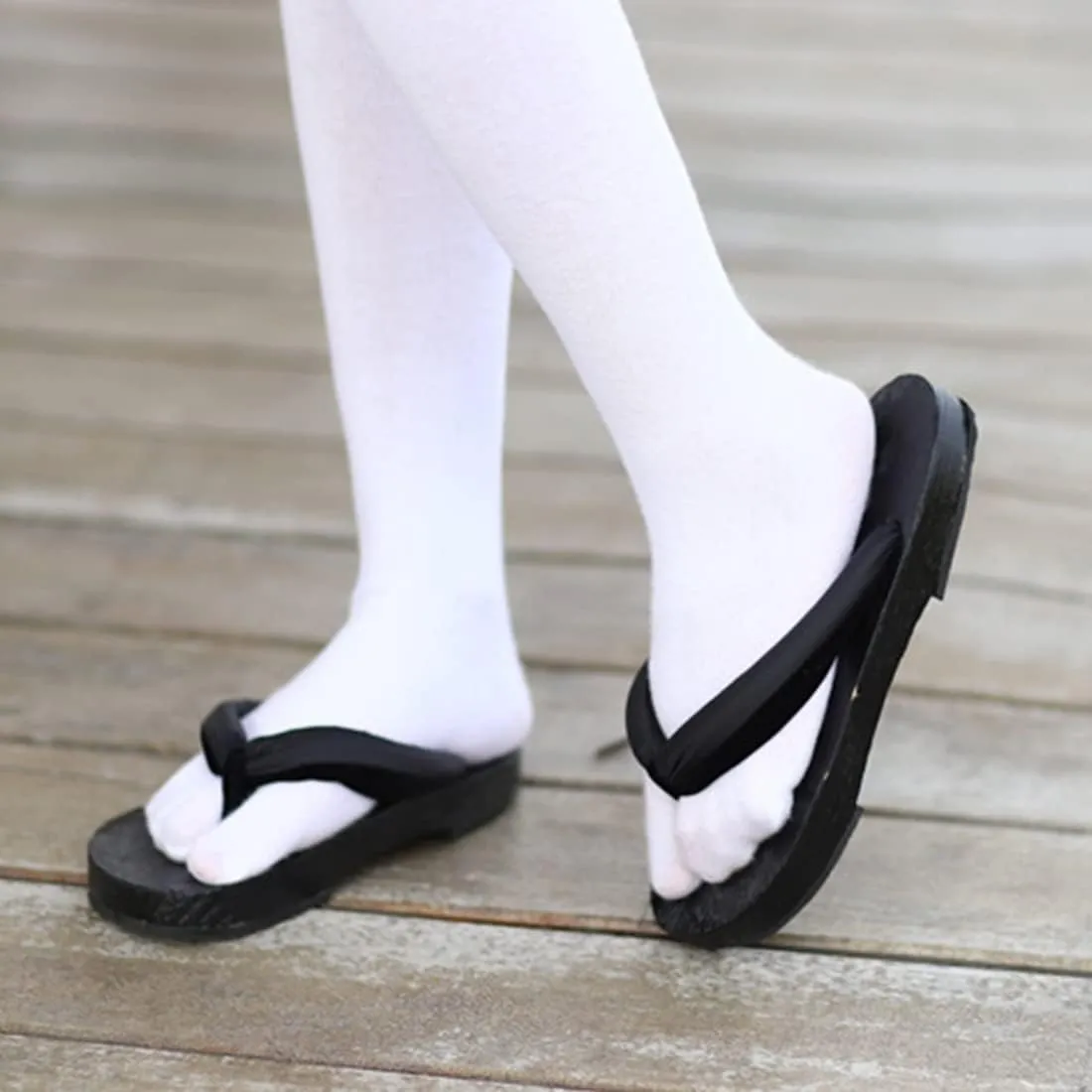 UZAIN Anime Tanjirou Zenitsu Cosplay Clog Shoes Japanese Sandals for Women Geta Wooden Anti-Slip flip-Flops Prop Oshitari