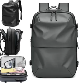 Veloutte Travel Backpack, Veloussette Prestige Space Bag, Velouette Prestige Space Bag, Multifunctional Waterproof (Dark Gray)