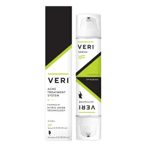 VERI Nitric Oxide   Salicylic Acid Clear Skin System (Peroxide-Free)- For Acne Prone Skin, Unclogs Pores, Clarifies Blemishes, Reduces Inflammation, Prevent Future Breakouts, 30 mL / 1 oz