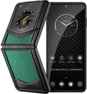 VERTU IRONFLIP Calf Skin Flip Cell Phone, Unlocked Android 5G Smartphone, Foldable Design, One-Hand Control, 50MP Camera, 12G 512G, Dual SIM, 6.9" 120Hz OLED, 65W Fast Charge (Verona Green)