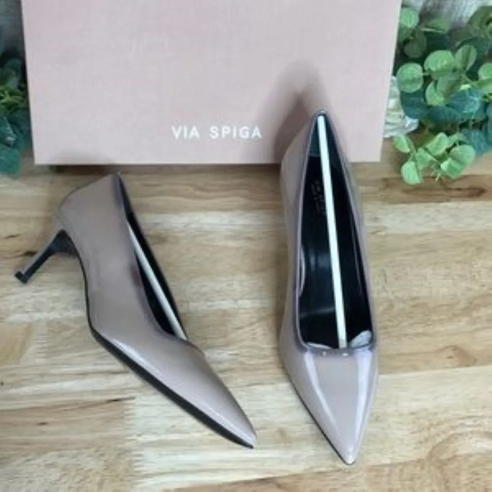 Via Spiga Bethany Nude Patent 8 M US