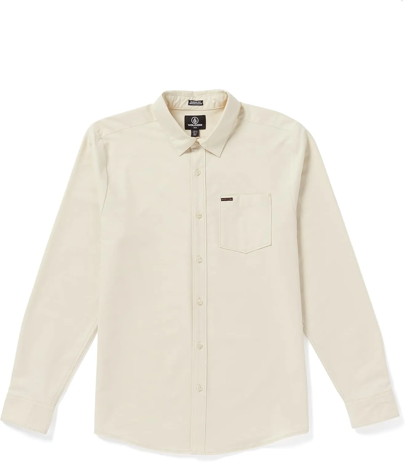 Volcom Men's Veeco Oxford Long Sleeve Button Down Shirt