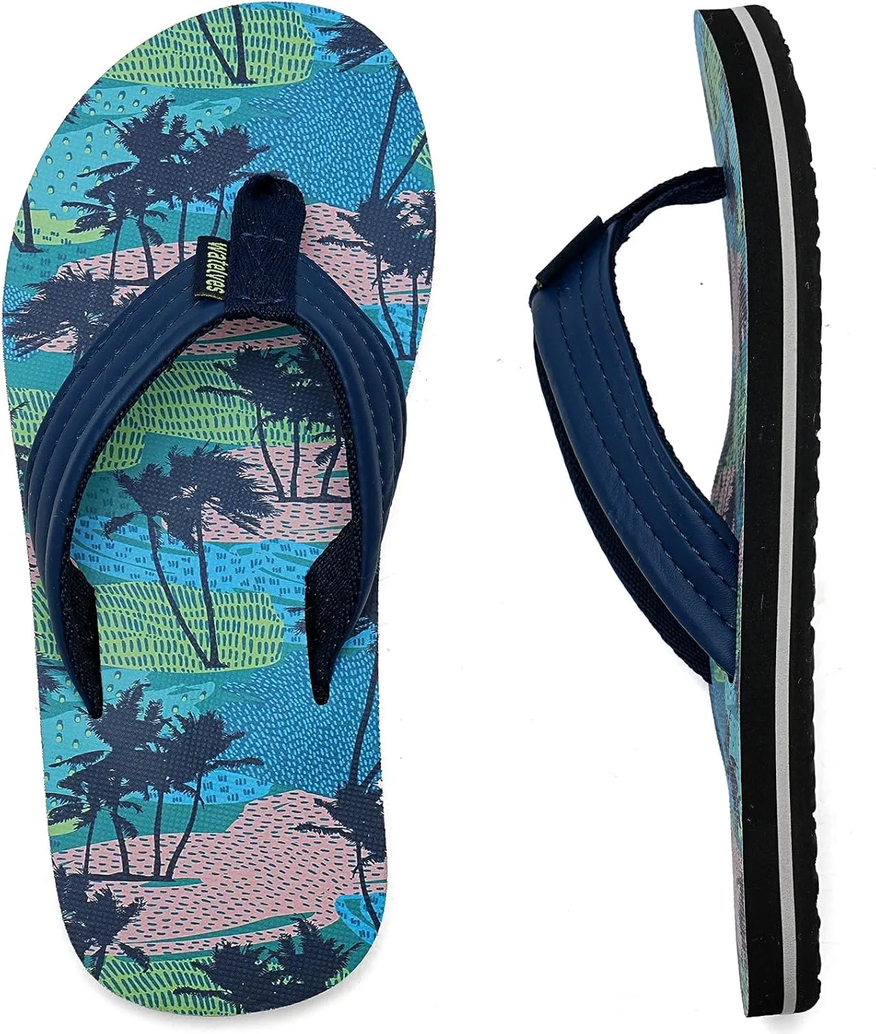 WateLves Kids Flip Flops Boys Girls Sandals Youth Big Kid Summer Slip on Thong Slide Sandals for Beach Pool Shower Little/Big Kid