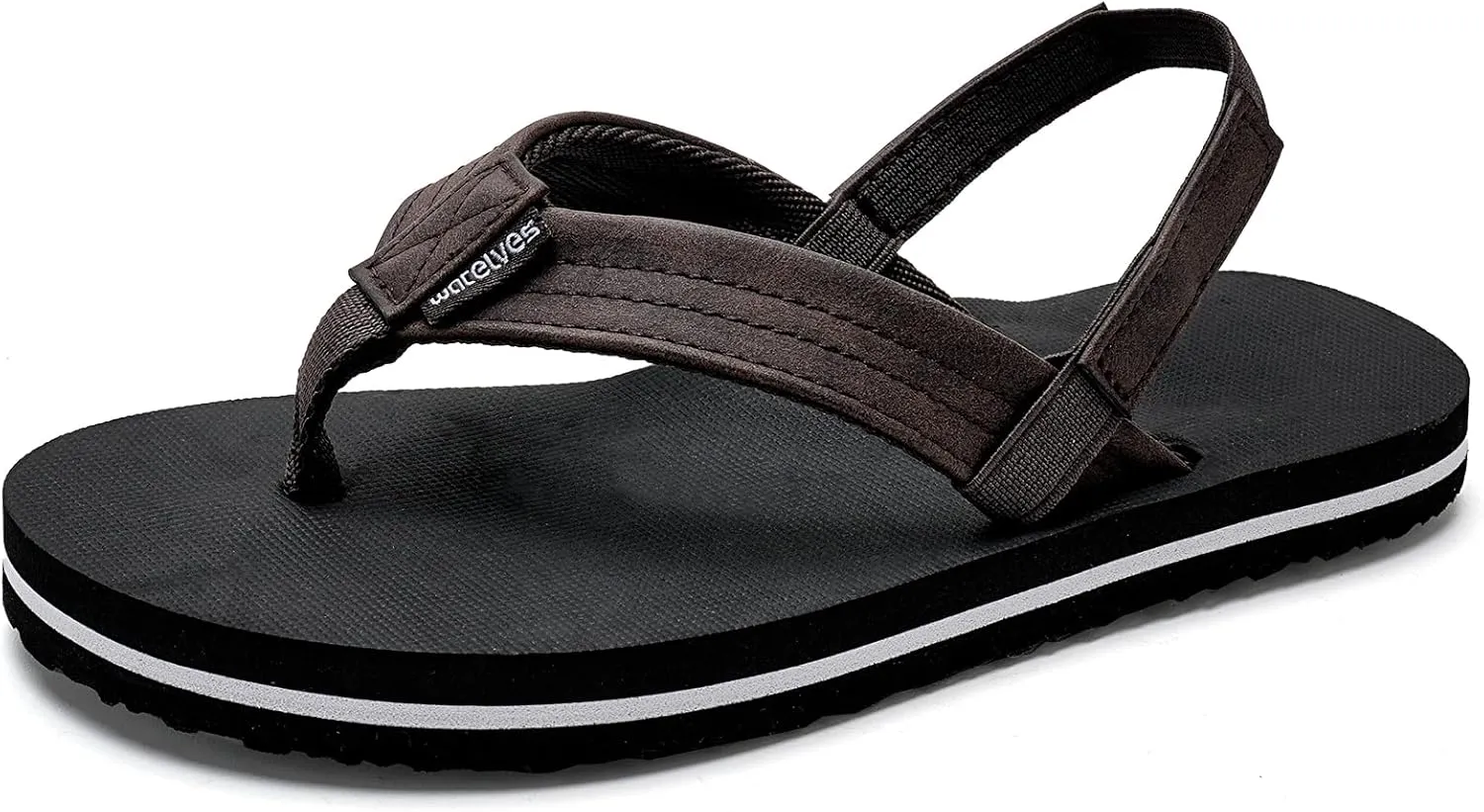 WateLves Toddler Flip Flops Girls Boys Sandals Shoes Kids Slip on Summer Sandals for Bath Shower Beach Pool (Toddler/Little Kid/Big Kid)
