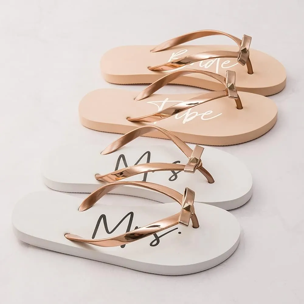 WEDDINGSTAR womens Flip-flop