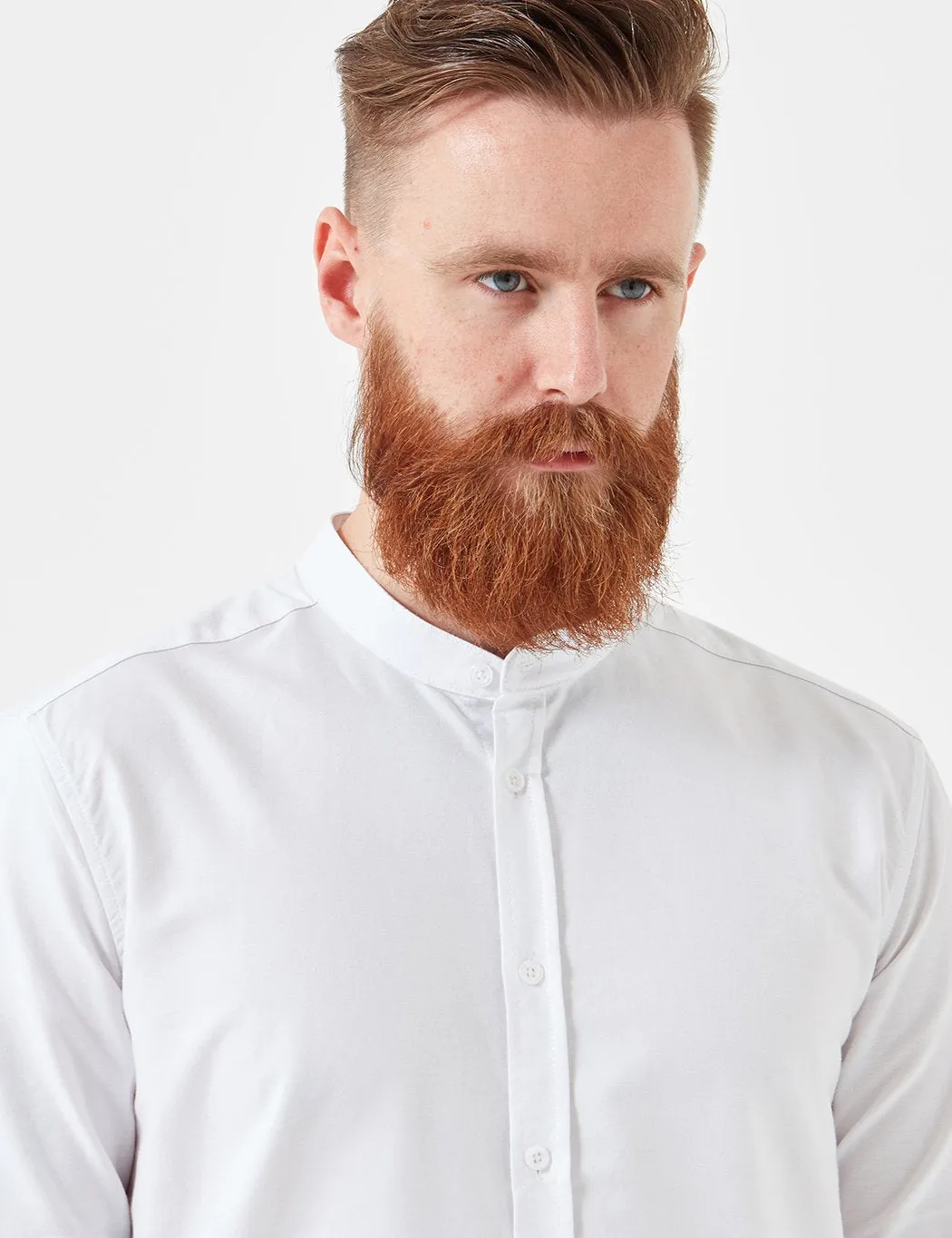 White Oxford Shirt Fast-moving sale - Suit Limited-stock Grandad