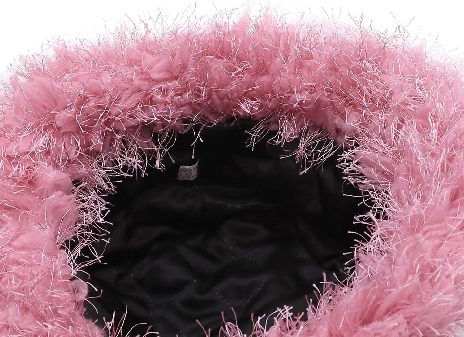 Women Fuzzy Bucket Hat Winter Warm Furry Faux Fur Hat Wide Brim Cute Fluffy Plush Outdoor Fisherman Caps
