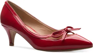 Women¡¯s Classic Closed Toe D'Orsay Bow Kitten Heel Pump | Dress, Work, Party Mid Heeled Pumps