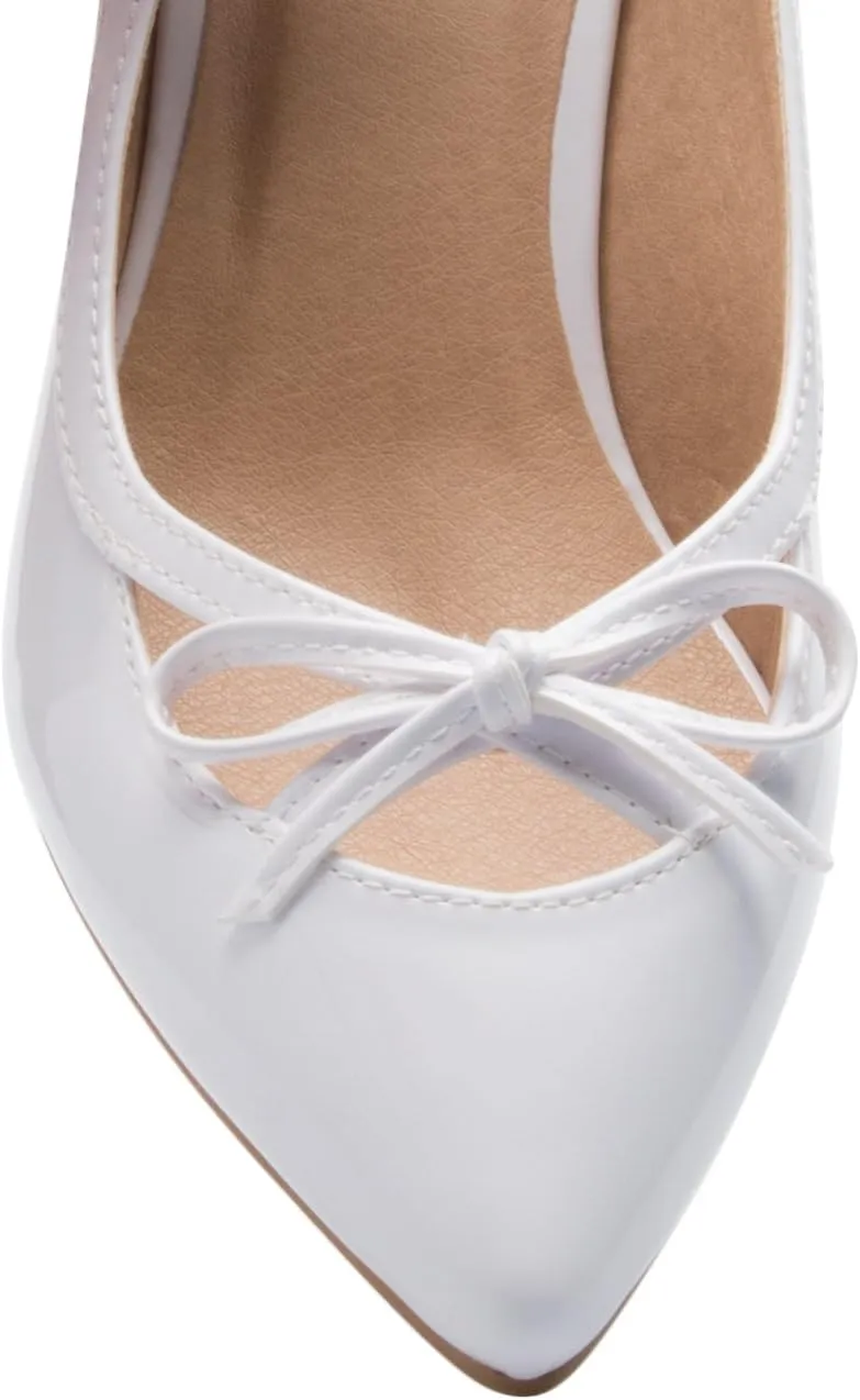 Women¡¯s Classic Closed Toe D'Orsay Bow Kitten Heel Pump | Dress, Work, Party Mid Heeled Pumps