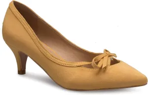 Women¡¯s Classic Closed Toe D'Orsay Bow Kitten Heel Pump | Dress, Work, Party Mid Heeled Pumps