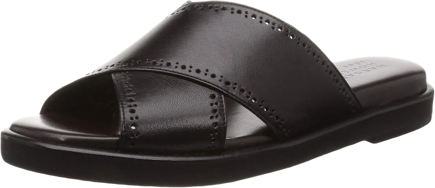 Women's Cross Belt Flat Mule Sandal