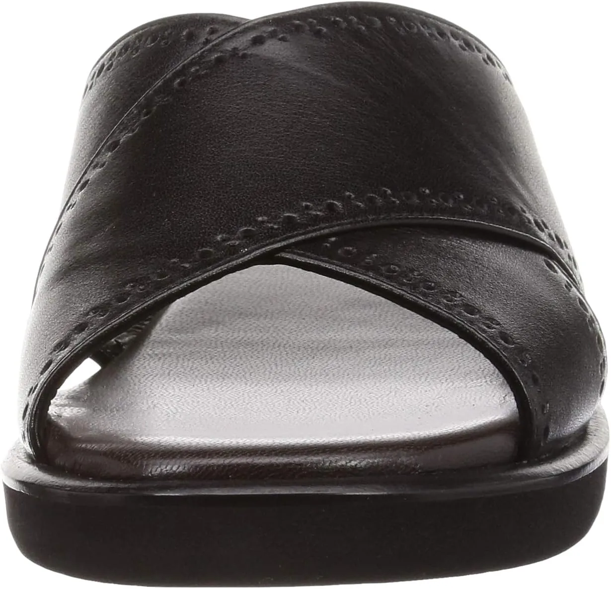 Women's Cross Belt Flat Mule Sandal