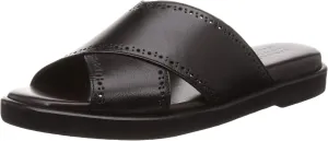 Women's Cross Belt Flat Mule Sandal