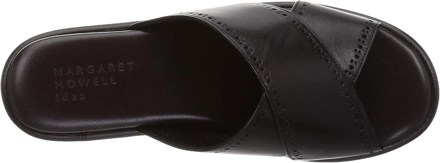 Women's Cross Belt Flat Mule Sandal