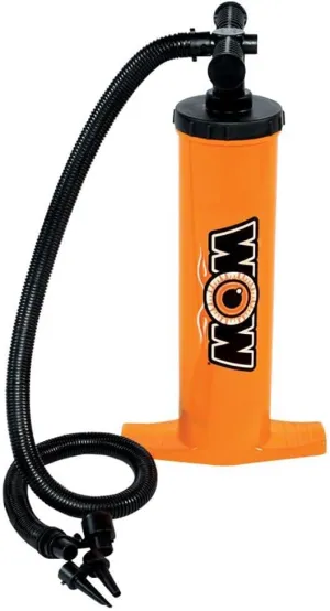 WOW Sports Manual Air Pump for Inflatables, 4 Universal Adapters Included