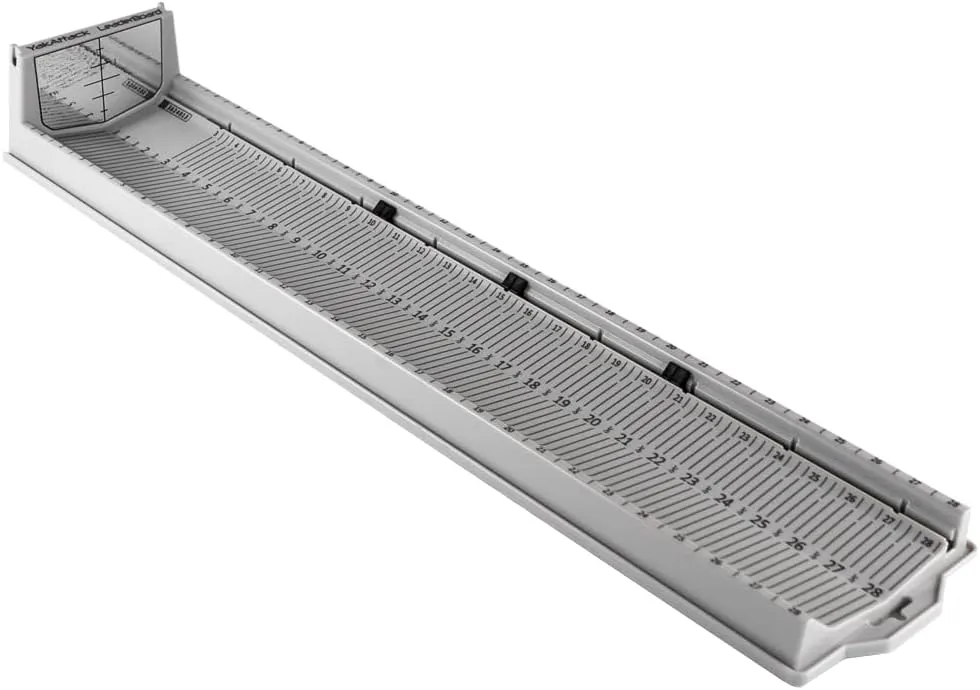 YakAttack LeaderBoard Kayak Fish Measuring Board - Color Options | 28” Fishing Bump Board Fishing Ruler | Built-In ID Holders & Cull Tabs | Fish Ruler for Boat & Floating Measuring Tool | Easy to Read
