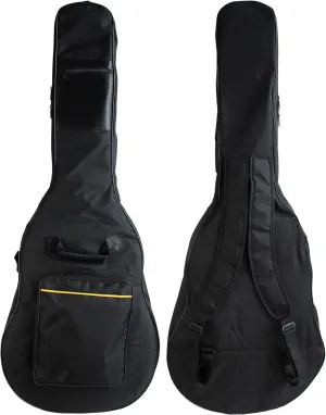 YMC 39 Inch Waterproof Dual Adjustable Shoulder Strap Acoustic Guitar Gig Bag 5mm Padding Backpack with Accessories(Picks, Pick holder, Strap Lock, String Winder) -For 39" Classic Guitar