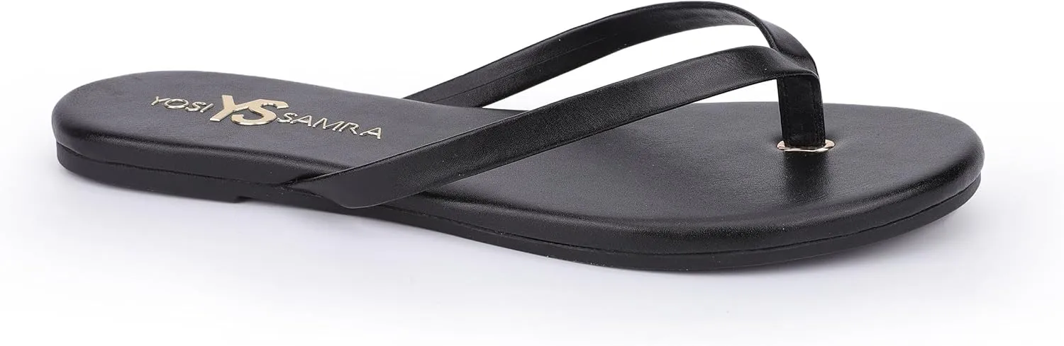 Yosi Samra Vegan Leather Flip Flop for Women, Rivington
