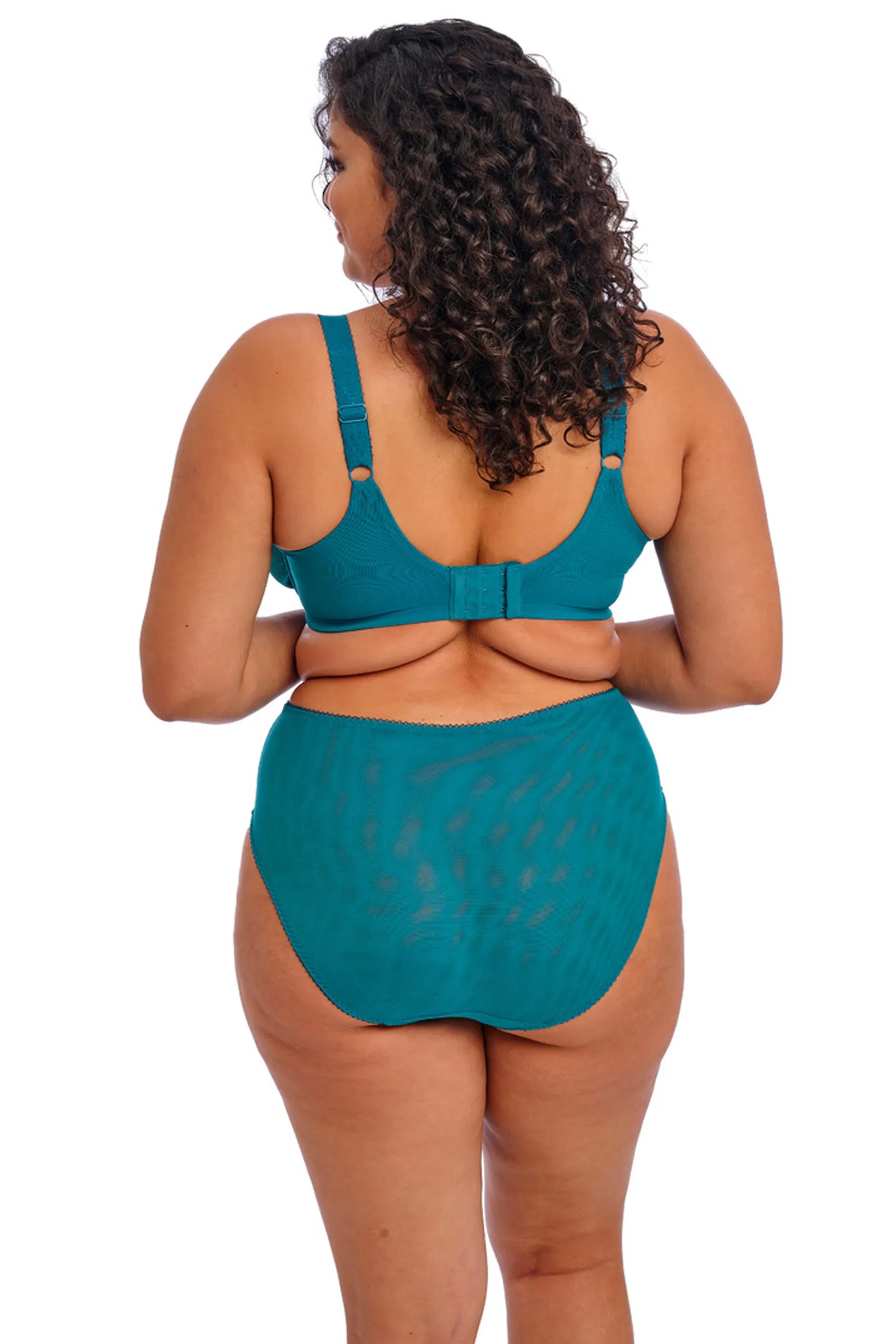 Zarla High Leg Brief Ocean Depths
