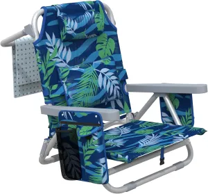 ZENPETIO Beach Chair, Camping Chair for Adults, Beach Backpack Chair for Pool, Beach, Camping, Outdoors