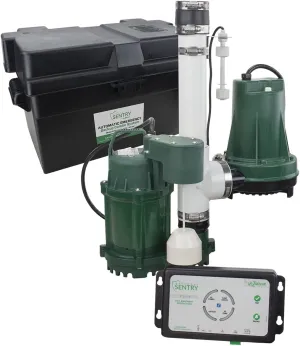 Zoeller Basement Sentry High Performance Sump Pump Combo