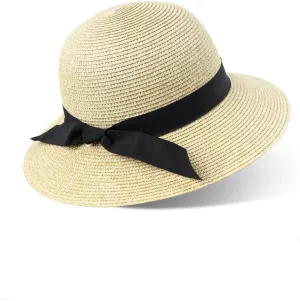 Zylioo 2XL/XL/L/M/S Womens Straw Hat,Wide Brim Sun Protection Beach Hats,UPF 50  Floppy Summer Hat for Small Heads