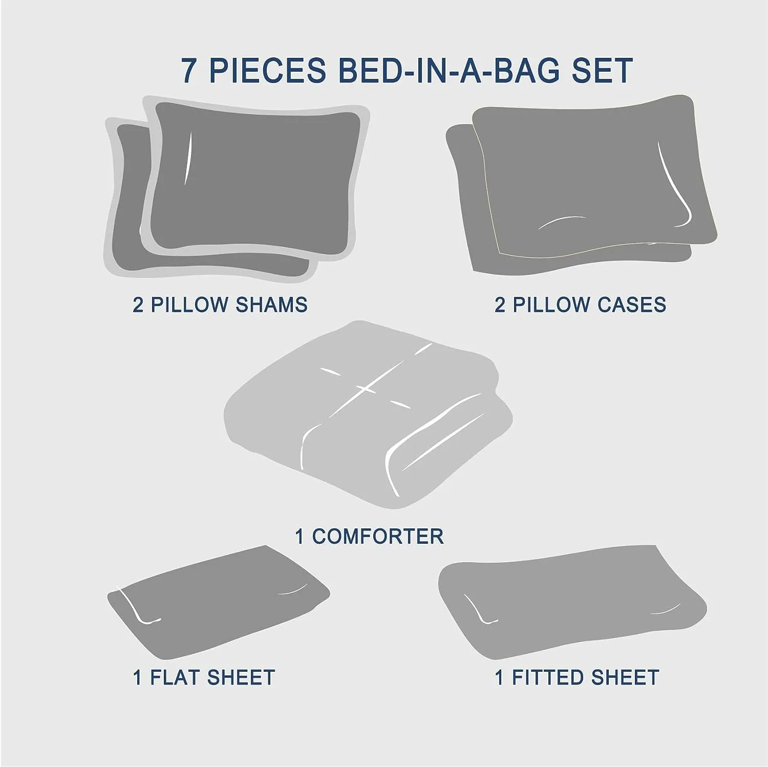 Zzlpp Full Comforter Set 7 Pieces, Pink Tufted Bed in a Bag with Comforter and Sheets, All Season Boho Bedding Sets with 1 Comforter, 2 Pillow Shams, 2 Pillowcases, 1 Sheet